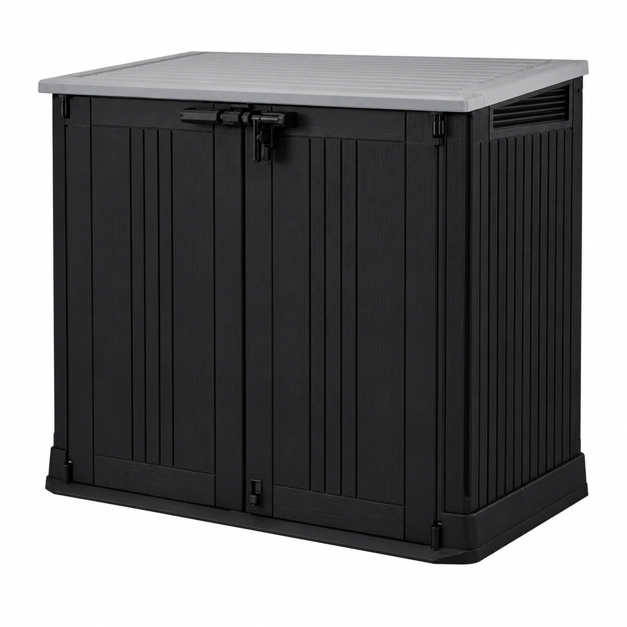 Cobertizo de Jardín Exterior Keter Sio Nova 880L, 132x71.5x113.5 cm, Gris