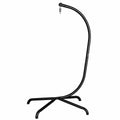 Base Estable para Silla Colgante, Estructura de Hierro con Gancho de Resorte, Capacidad de hasta 150 kg para Balcón y Jardín