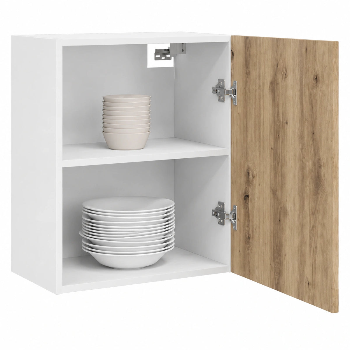 Armario Colgante de Madera Roble 50x31x60 cm para Cocina