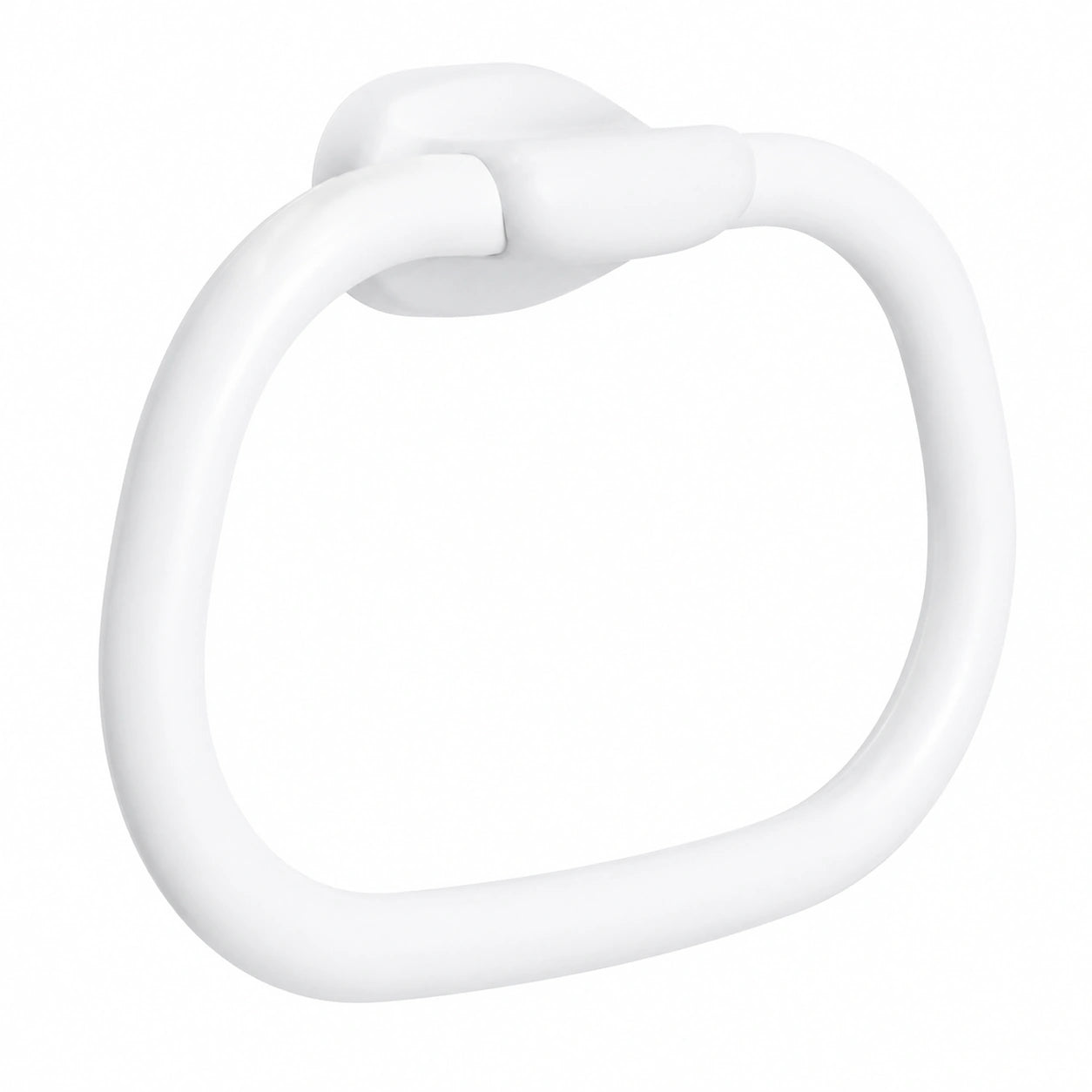 TATAY 6630001 - Toallero de Aro Olympia, Polipropileno Blanco, 25x6.5x18 cm