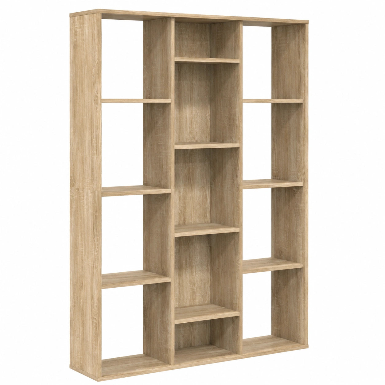 Estantería y Separador de Espacios Moderno de Madera Roble Sonoma 100x24x140cm