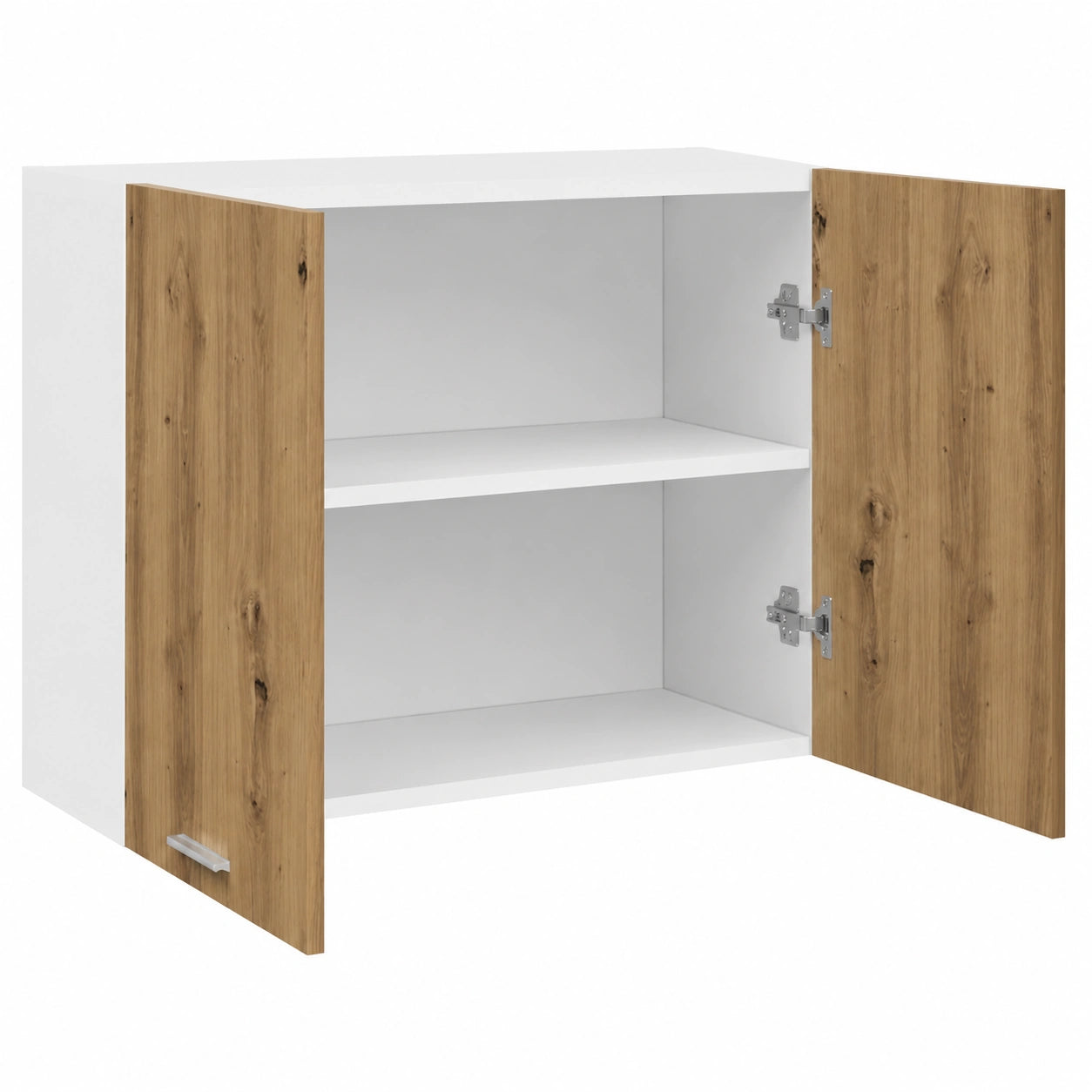 Armario de Pared de Roble Artesanal 80x31x60 cm para Cocina y Almacenamiento