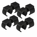 TOYANDONA 20 Uds Protectores de Pies Antideslizantes para Muebles y Hamacas - Negro
