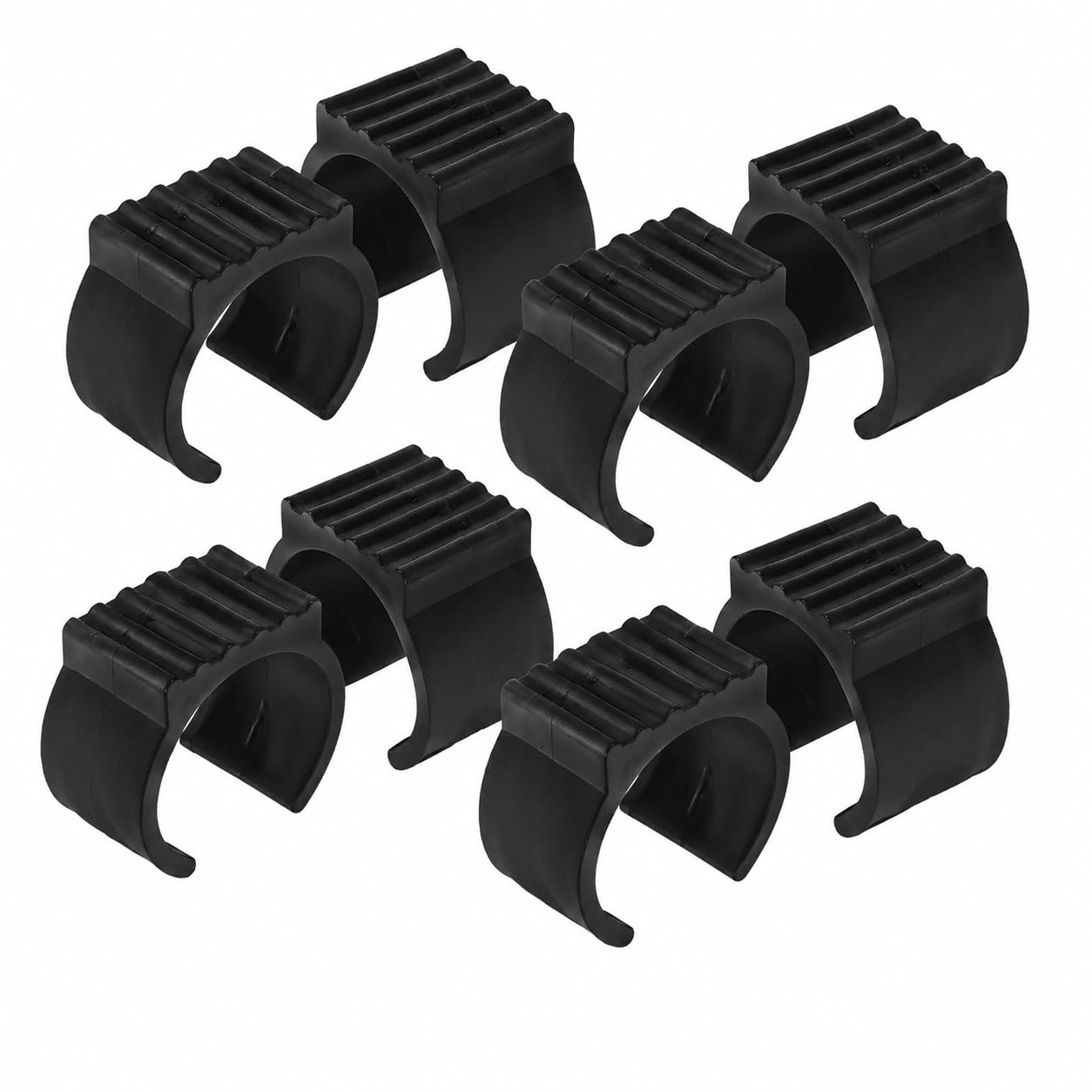 TOYANDONA 20 Uds Protectores de Pies Antideslizantes para Muebles y Hamacas - Negro