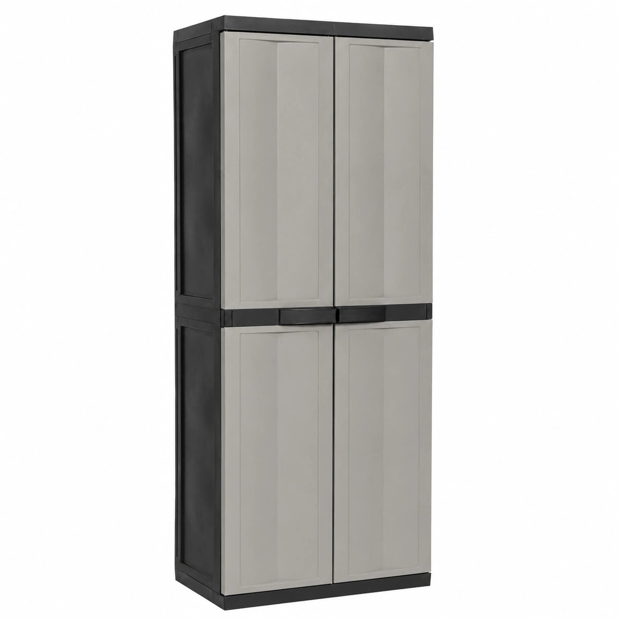 Toomax - Armario de Almacenamiento para Escobas, Negro, 65x37x165 cm
