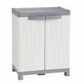 Armario de Almacenamiento Terry con 2 Puertas y 2 Estantes, 70 cm de Ancho