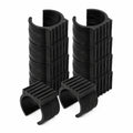 Deslizadores Antideslizantes CRAFTHROU para Soportes de Hamacas, Negro, 38-42 mm, 20 Piezas